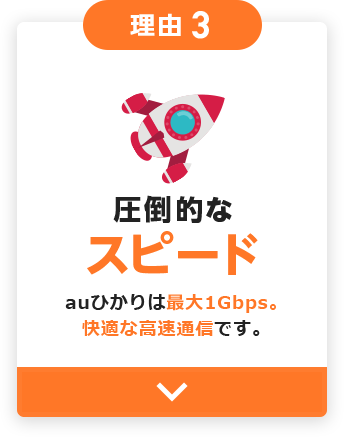 理由3 圧倒的なスピード