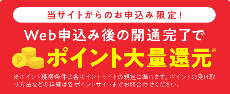 大量ポイント還元キャンペーン