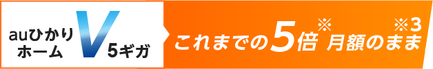 これまでの5倍 月額のまま！
